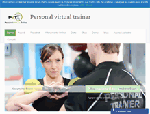 Tablet Screenshot of personalvirtualtrainer.com